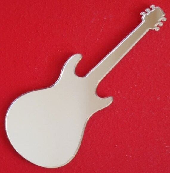 Electric Guitar Shaped Mirrors Epiphone Design 5 Sizes