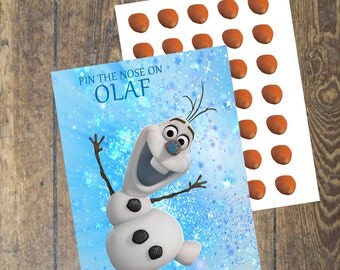 pin the nose on olaf etsy