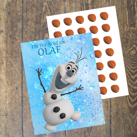 pin the nose on olaf instant download by designsbycarrielee
