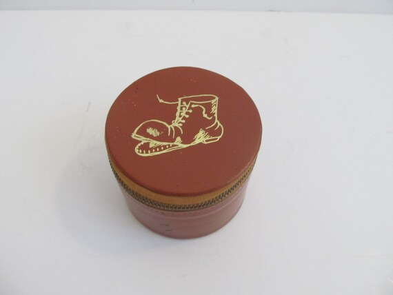 Shoe Shine Kit, Leather Case, Vintage Leather, Made in Austria ...