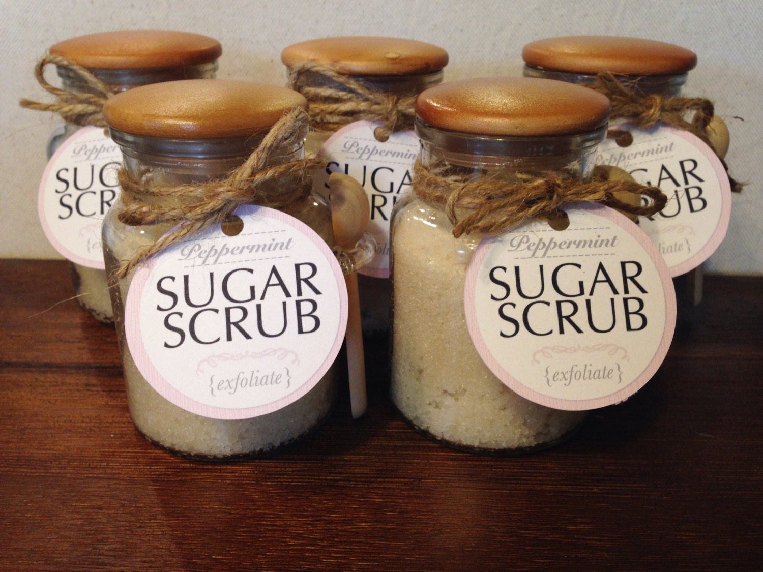 Peppermint Sugar Scrub Gift Tag by PottersBarn on Etsy