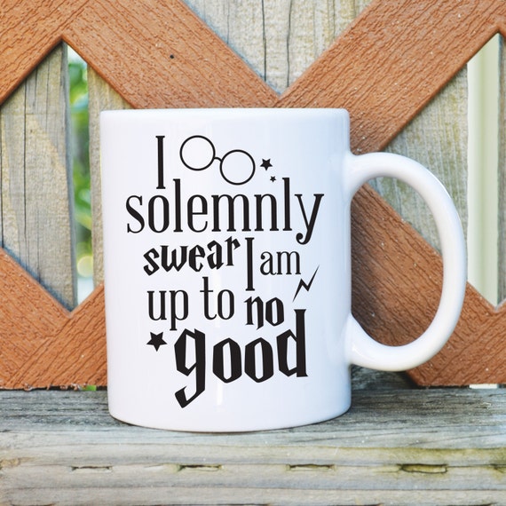 I solemnly swear I am up to no good - Harry Potter Inspired - 11 or 15 oz. Coffee Mug - Tickled Teal