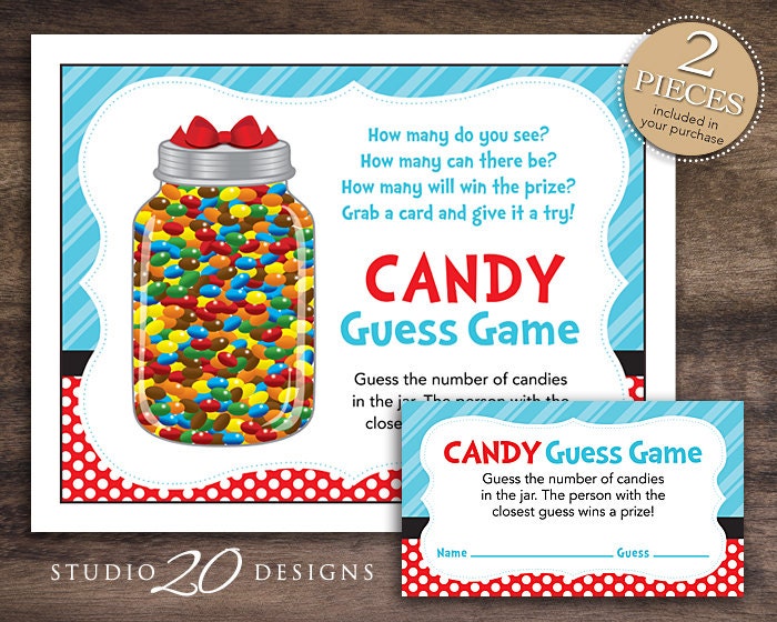 How Many Candies In A Jar Template Knowing a little math is the key