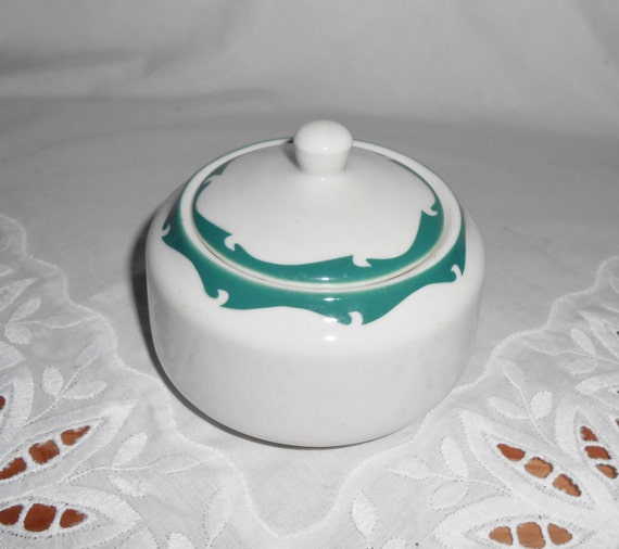 Sterling Vitrified China Restaurant Ware Covered Sugar Bowl