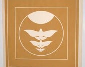 Thomas W Benton 1970 Vintage Seriograph One Main Place Signed Screenprint Poster