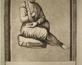 Medical Engraving Appolonius Memphites 17th Cent 1690 Antique Print