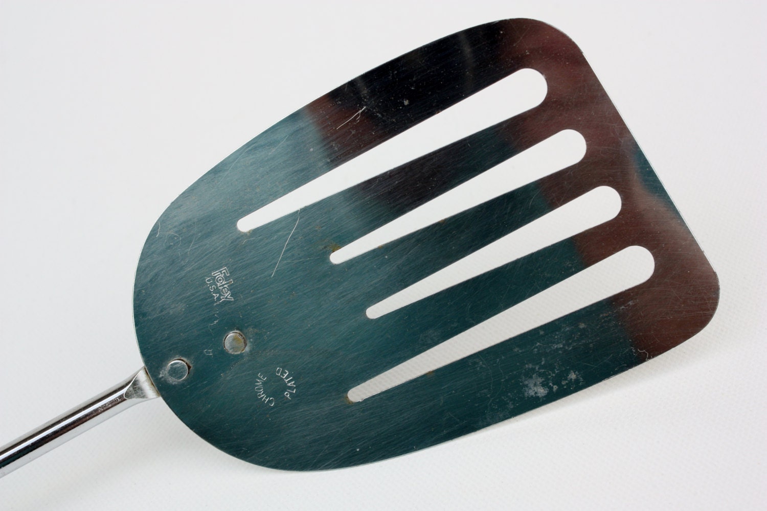 Vintage Foley Long Handled Grilling SpatulaWood HandleBBQ