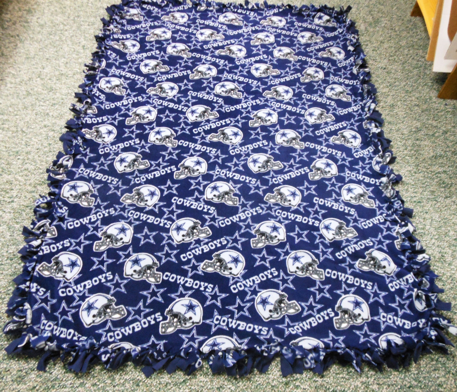 Items similar to Dallas Cowboys Tie Blanket on Etsy