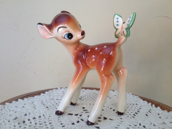 vintage walt disney bambi figurine