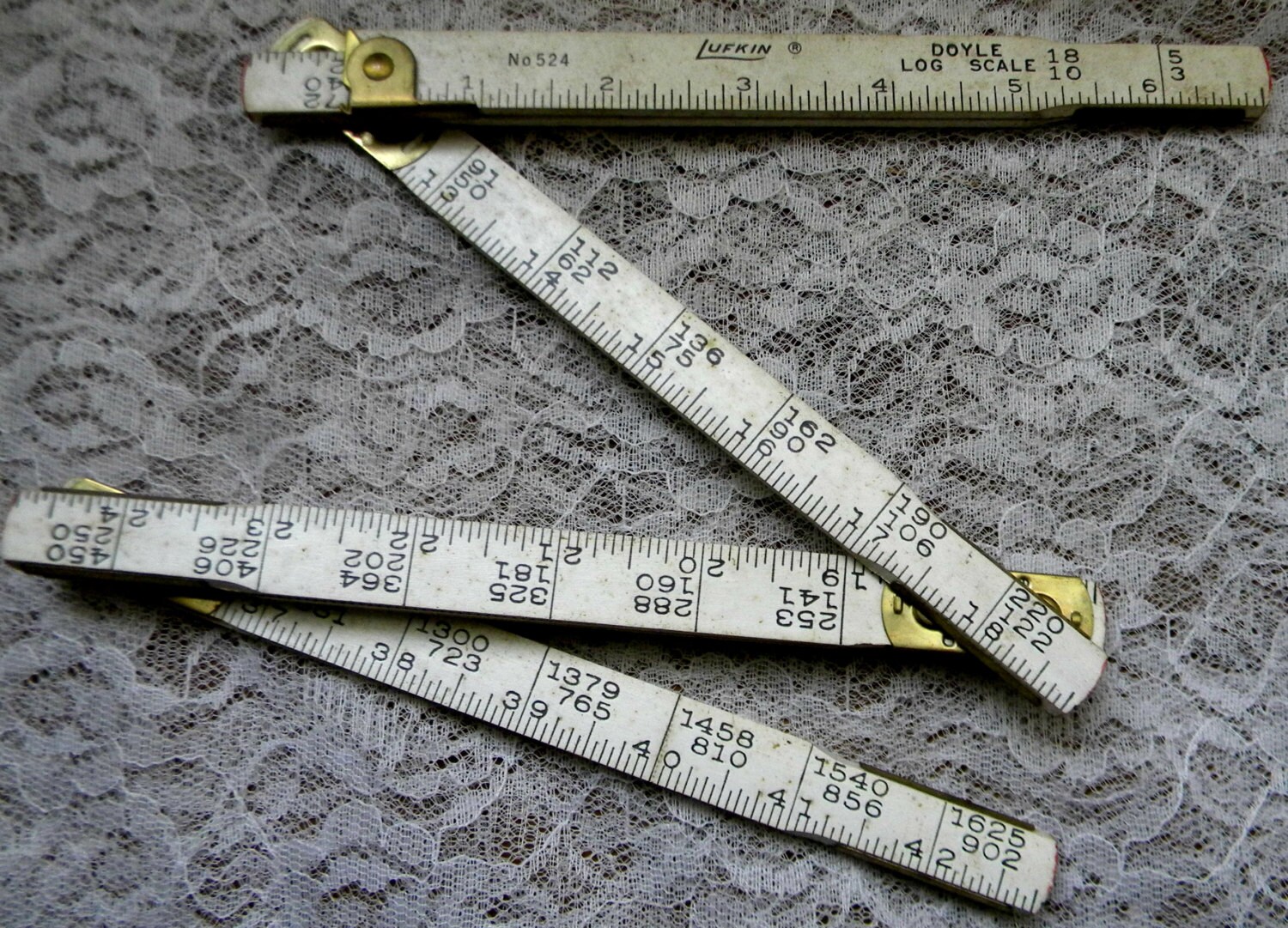Vintage Lufkin Folding Ruler Lufkin Extension Ruler