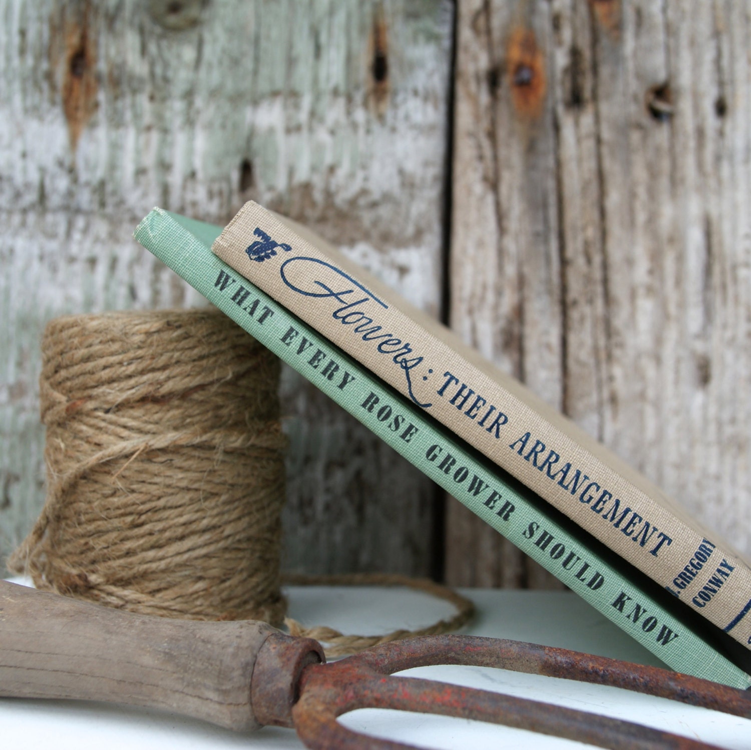 Pair of Vintage Gardening and Flower Arranging Books