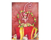 80% OFF Printable Christmas cards DIY instant download - Fairy surprise AMB-613 Il_170x135