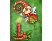 80% OFF Printable Christmas cards DIY instant download - Christmas Fairy lights candle AMB-618 Il_170x135