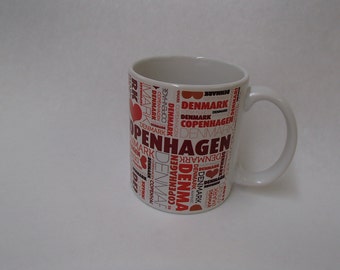 Denmark Danish Love Copenhagen Coffee Tea Mug #320