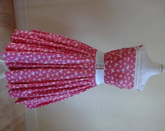 Vintage 1950s Dress - Cotton Poodle Jive Dress