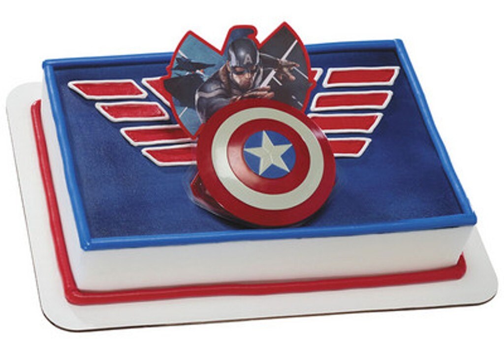 captain america shield christmas tree topper