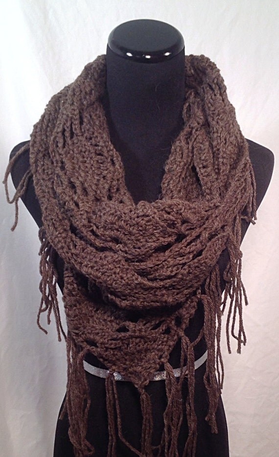 fisherman stitch scarf