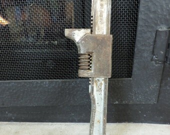 SALE Inventory Reduction SALE 11 inch Vintage Flat-Jaw Monkey/Pipe Wrench
