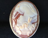 Cameo On Coral Set In 14kt Gold Isn't She Lovely
