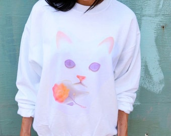 Vintage Cat Sweatshirt