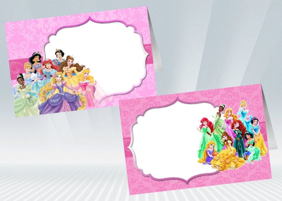 Disney Princess Food Tent / Food Label