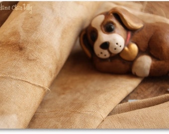 Special Italian linen Hand dyed by Madame Chantilly