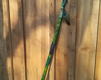 Decorated Tobacco Walking Stick