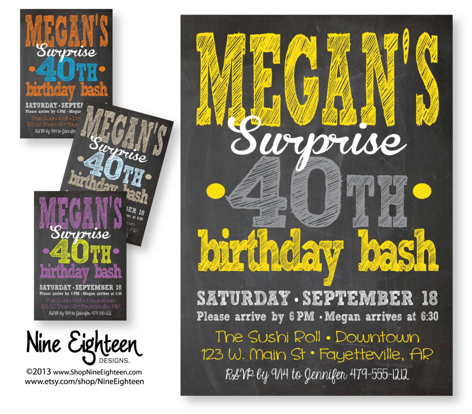 Custom Birthday Invitations For Adults 2