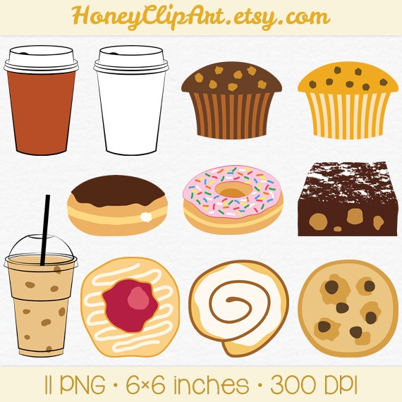 free clipart coffee and muffin - photo #7