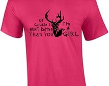 Popular items for hunt like a girl on Etsy