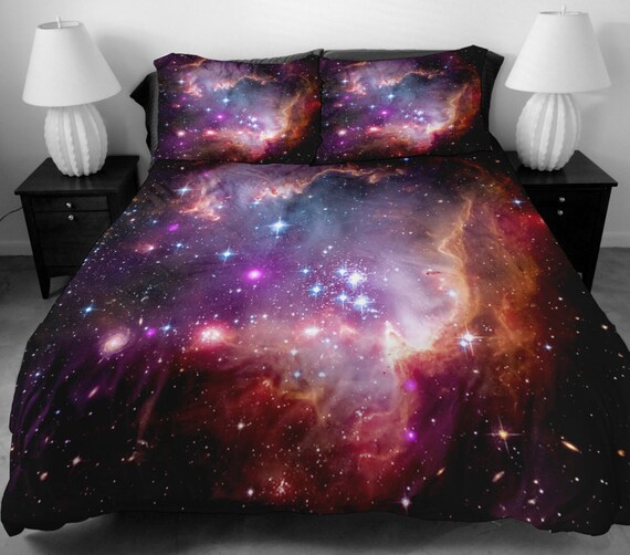 Galaxy quilt cover galaxy duvet cover galaxy sheets by Tbedding