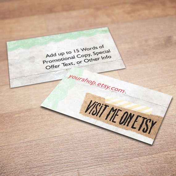 Etsy Business Cards / Best of Etsy: Business Cards Vol. 2 | ConfettiStyle : Personalize it with photos & text or purchase as is!