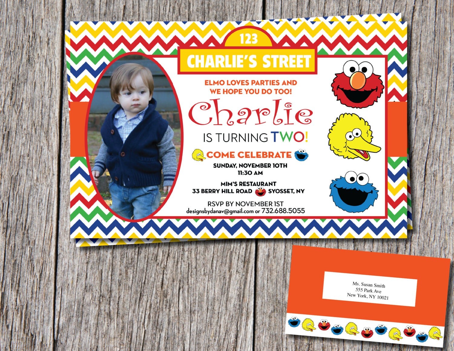 Sesame Street 2Nd Birthday Invitations 5