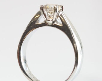 Solitaire ring-Diamond Engagement Ring 1/2 carat-Gold Ring-Women Jewelry-Diamond 0.50ct Promise ring-Solitaire diamond ring-Bridal ring