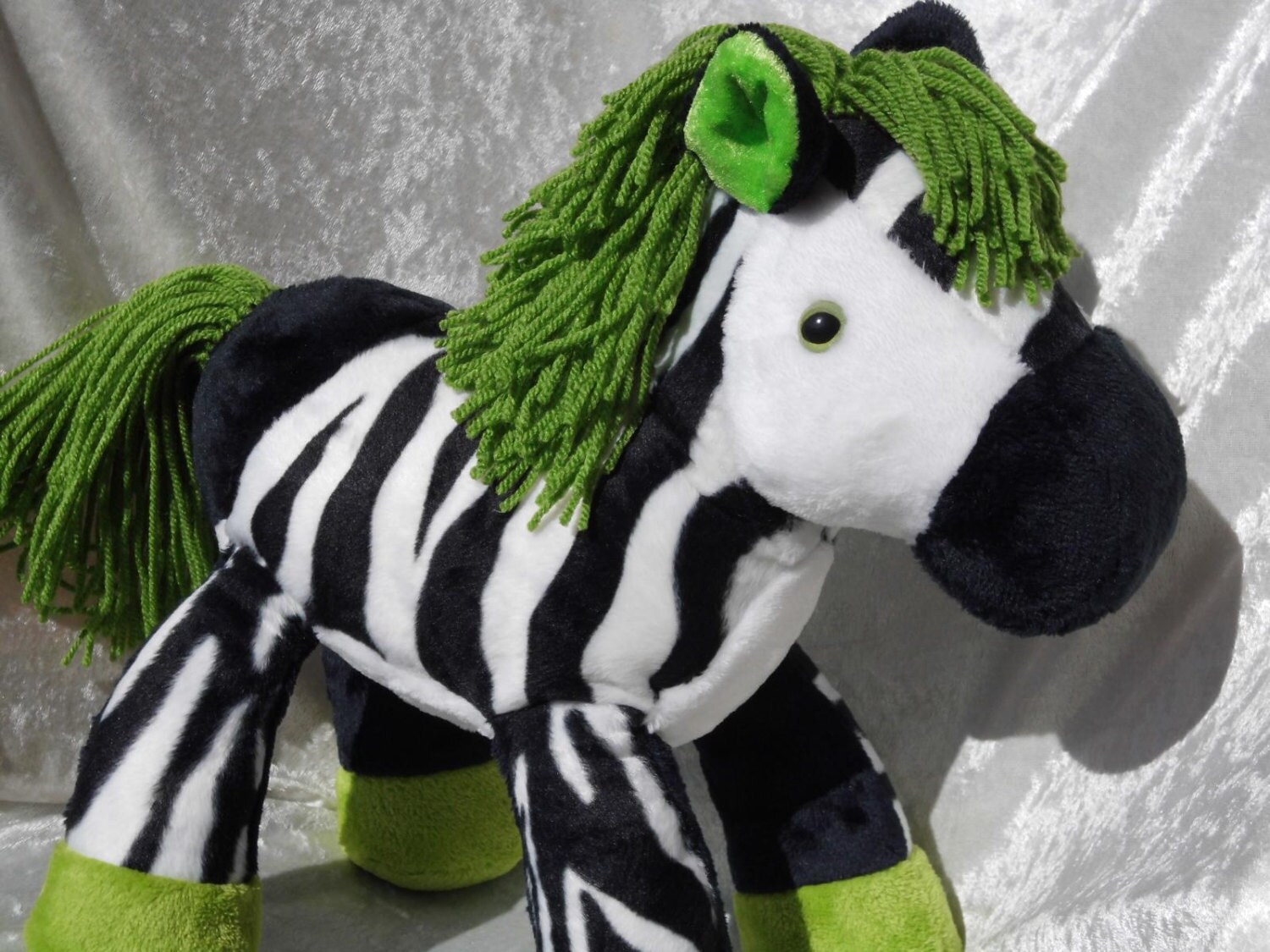 zebra plush