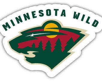 Minnesota Wild NHL Hockey sticker decal 5 x 3