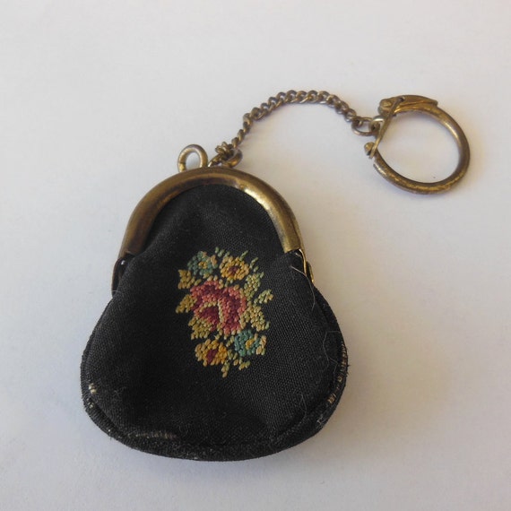 Antique German 1920s Coin Purse Key Chain by SimonsGems on Etsy