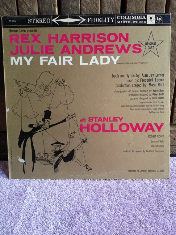 SALE My Fair Lady Original Broadway Cast Vinyl Record LP