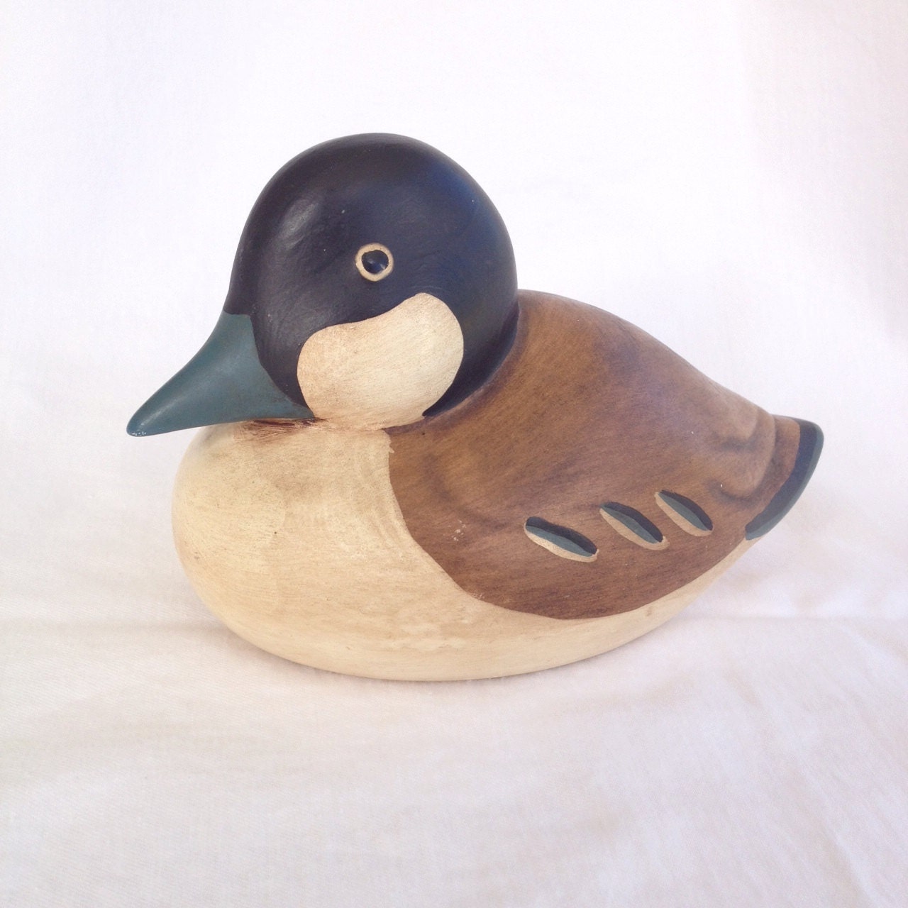 Ceramic painted duck
