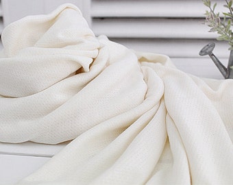 Bamboo Cotton Pointelle Knit Fabric By The Yard