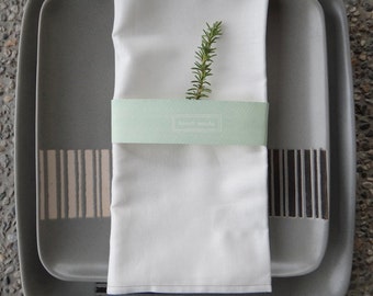 Gift deco label - slashes -10PCS - green-gift wrapping-table decor-soap packing-cookies decor