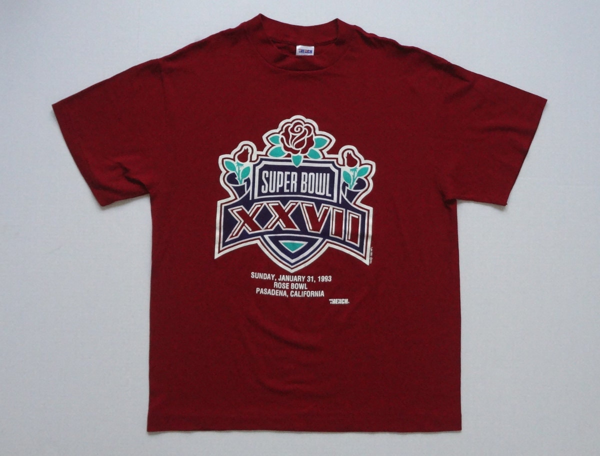 super bowl xxvii t shirt