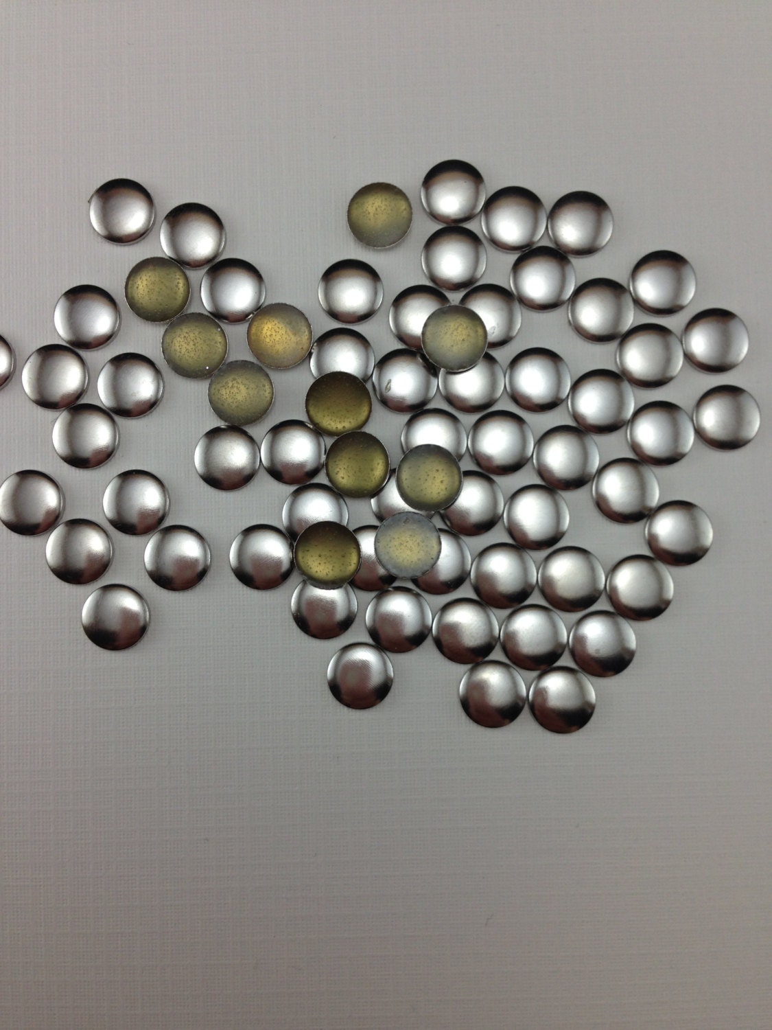 Silver flat back studs Clearance