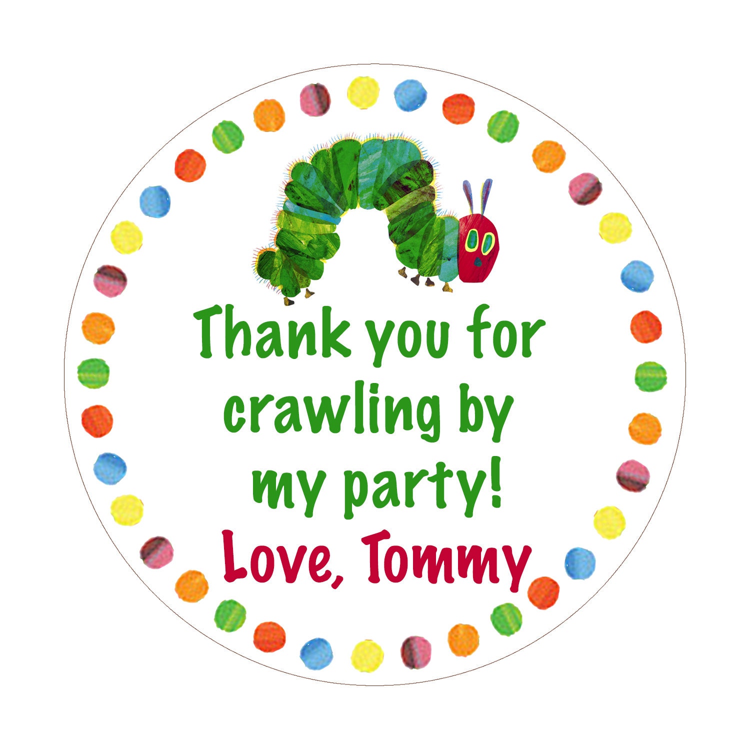 Very Hungry Caterpillar Party Printables by EnchantedWishes13