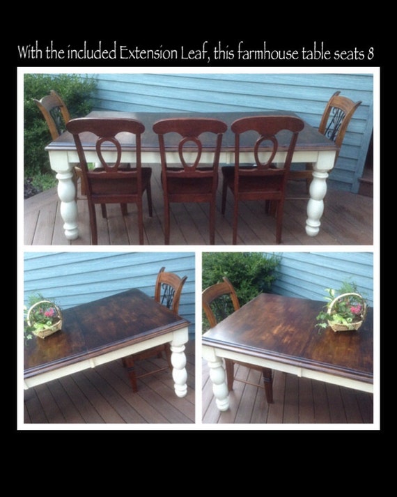 FARMHOUSE Table CUSTOM Painted & by MyLilFrenchFarmhouse on Etsy