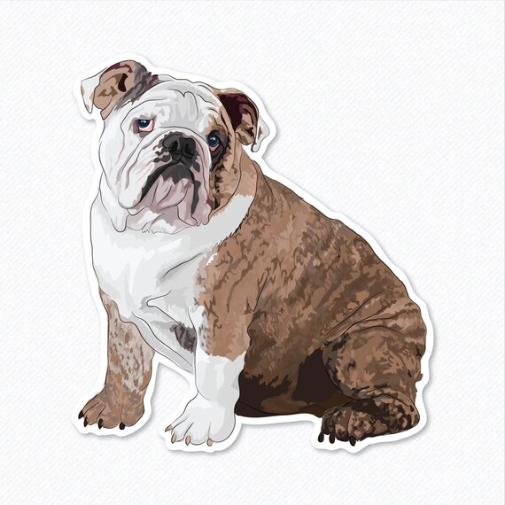 Hamilton English Bulldog Decal Sticker