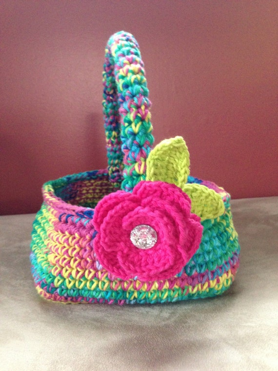 Large Square Basket CROCHET PATTERN ONLY by SWLCreations on Etsy