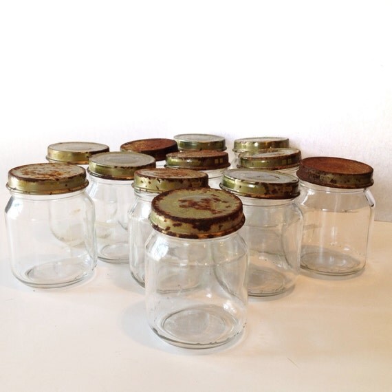 Baby Food Jars Vintage Gerber Upcycle Lot of by