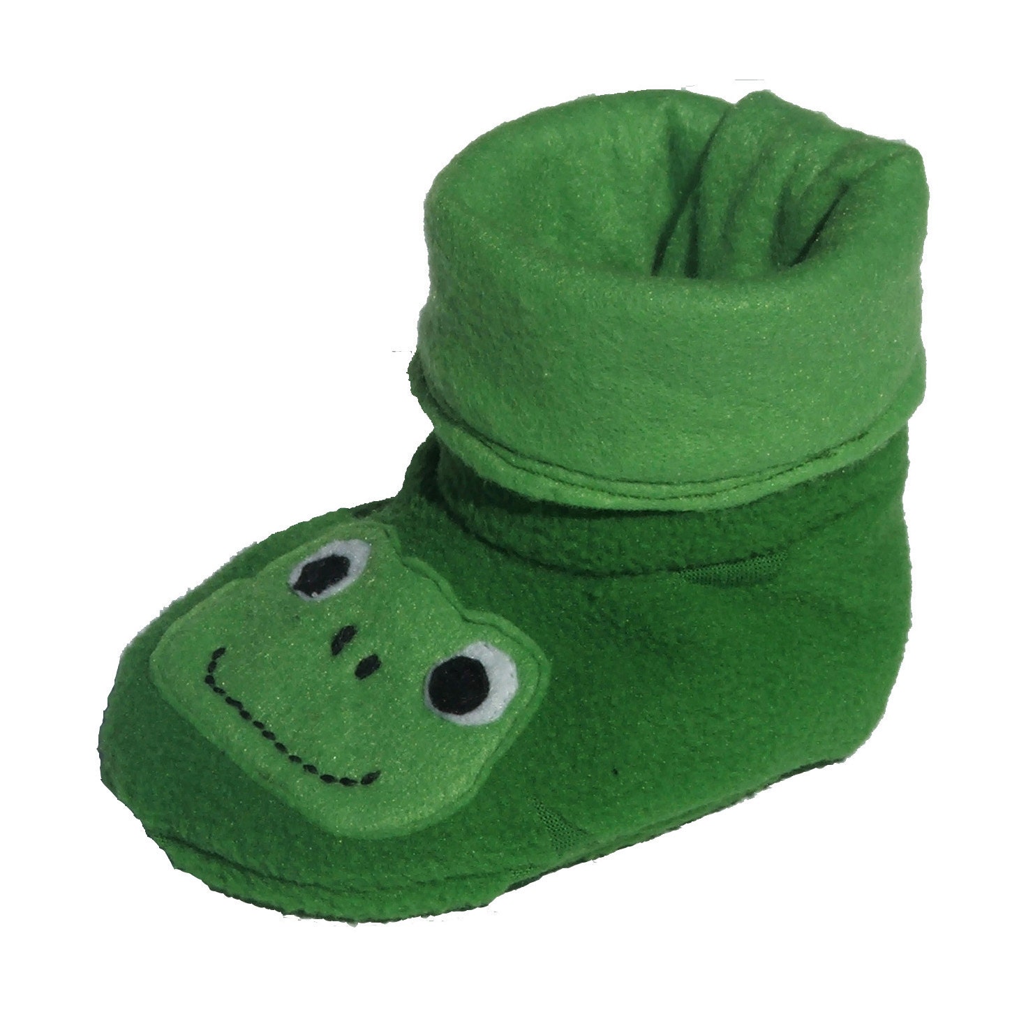 PDF Frog Fleece Baby Booties pattern two by BoutiquePatterns