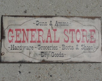 General store signs | Etsy